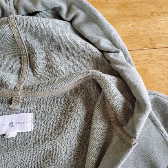 Lou & Grey hoodie sweatshirt lightweight athleisure women's xs streetwear - Picture 9 of 12